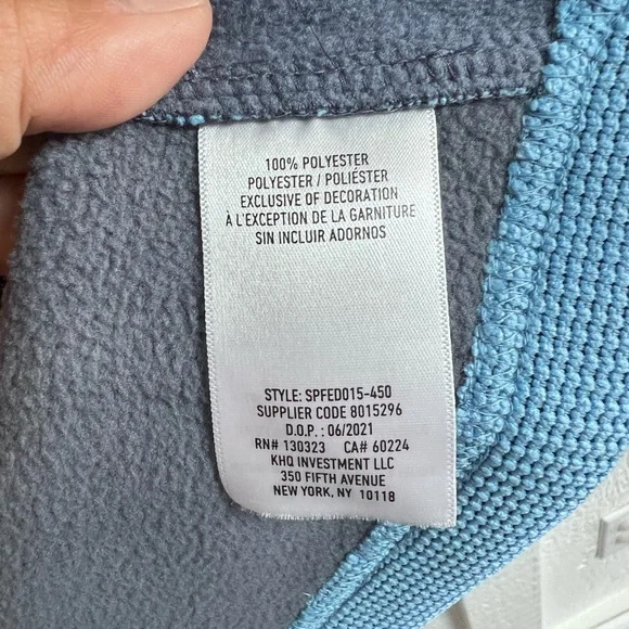 Spyder Womens Speedo Powder Blue Waffle Knit
Fleece Zip Jacket XL - Picture 9 of 9